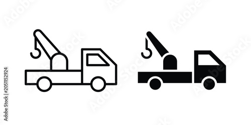 Foto Tow truck icon