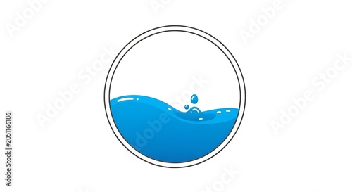 Water Wave in Circle.