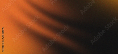 Billede på lærred Orange, brown, and black colors that resemble folds of fabric or sand dunes in low light