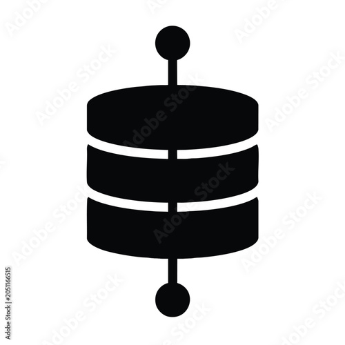 Server Cloud Connection Icon, It, Storage, Icon, Communication