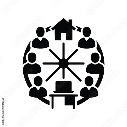 Black Dog Silhouette Isolated, Graphic, Animal, Icon
