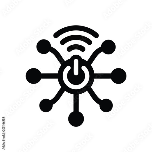 Internet Of Things Icon, Data, Ecosystem, Connection