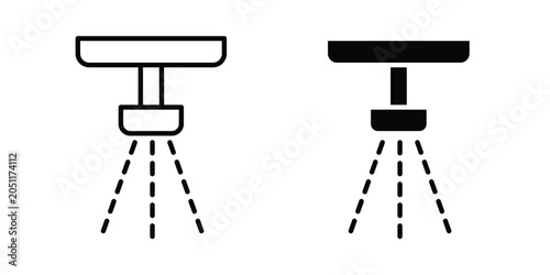 Canvastavla Fire sprinkler system icon