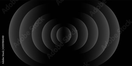 Photos sensor waves set icon on grid transparent, ripple white color, sound wave light