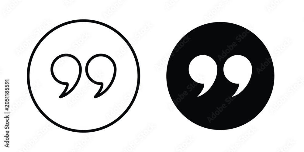 Obraz premium Quote Mark icon