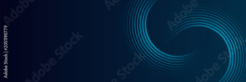 Foto blue geometric abstract background overlapping layers on bright space with line effect decoration