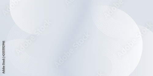 Foto Modern white glowing geometric lines on gray background illustration abstract