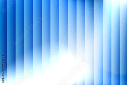 Abstract Blue Gradient Stripes Background with Modern Light Effect