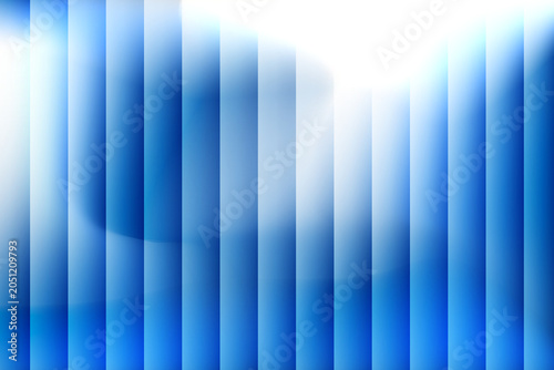 Abstract Blue Gradient Stripes Background with Modern Light Effect