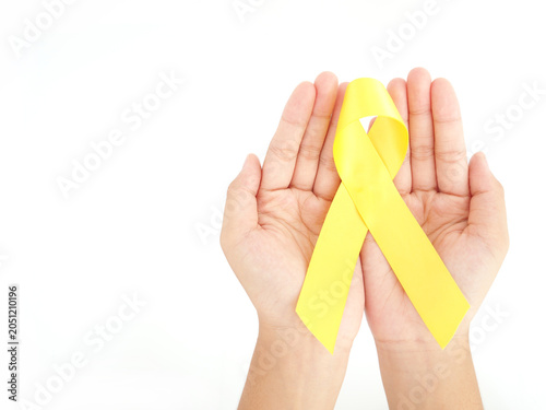 Suicide prevention day, childhood, sarcoma, bone and bladder cancer awareness month,  Healthcare and World cancer day concept.
