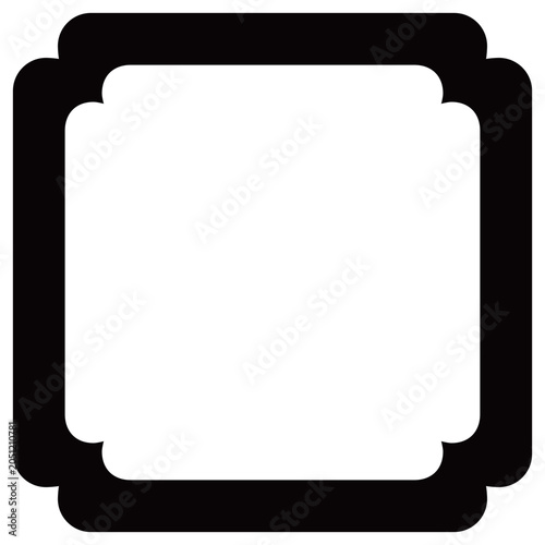 家紋です。隅入り平角と言います。