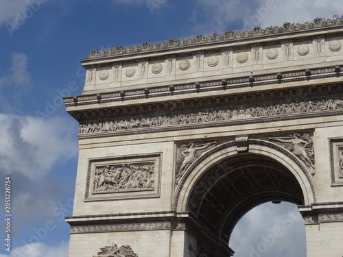 Canvas Print arc de triomphe paris