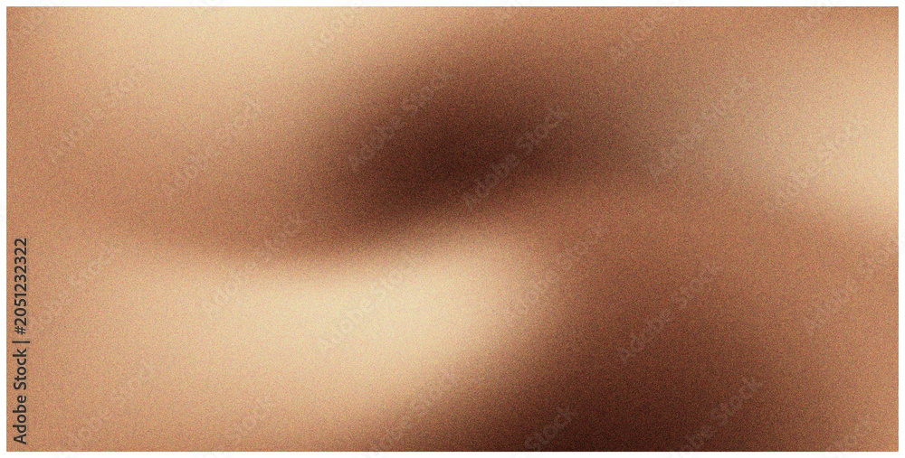 Foto Dark brown gradient background with warm beige liquid waves