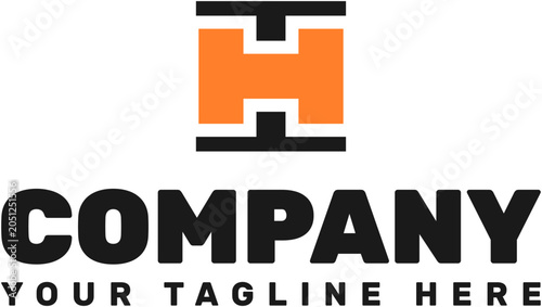 Company logo Letter H for branding and monogram.