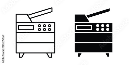 Quadro su tela Copy machine icon