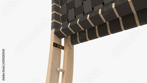 Canvas Print Cuba Chair 3D Rendering