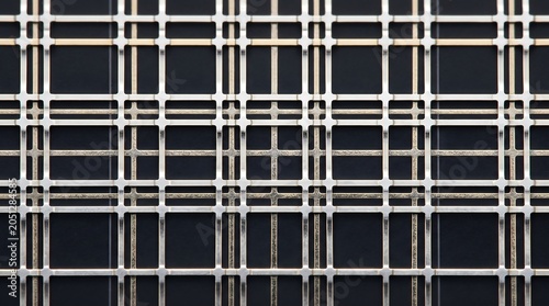 Data line and scan line crossover grid on LED backplane