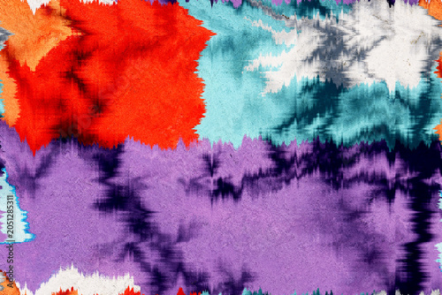 Abstract colorful textured background with red, purple, turquoise, blue and white tones. Creative organic pattern with layered colors, artistic surface and modern abstract design.