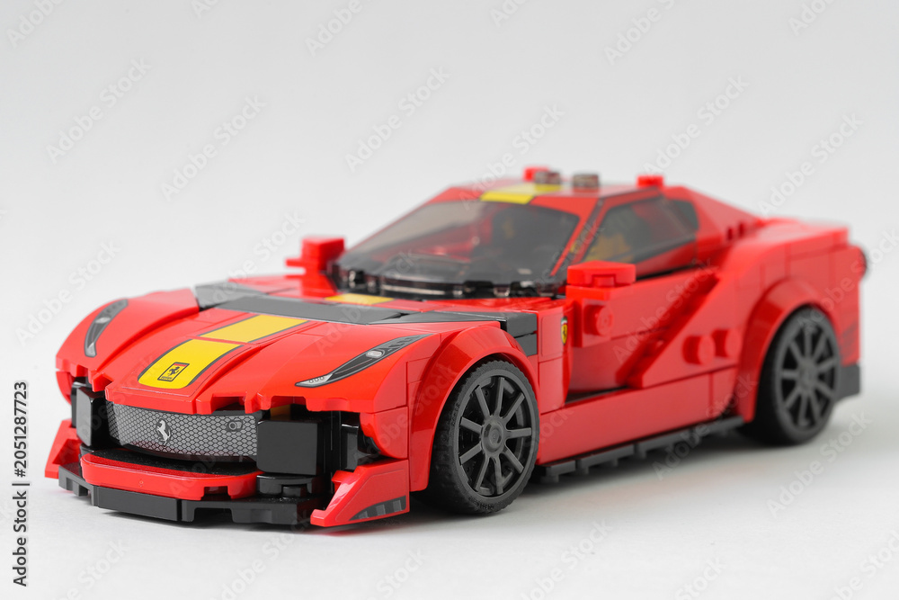 Naklejka premium Lego car Ferrari 812 Competizione