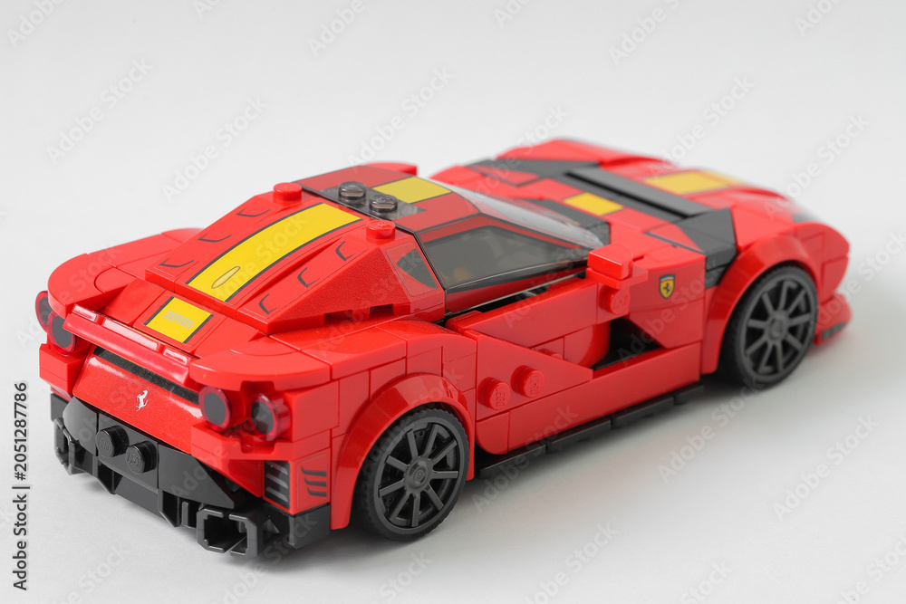 Naklejka premium Lego car Ferrari 812 Competizione