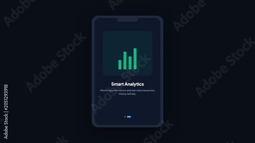 Mobile App Onboarding Screens User Interface Swipe Animation