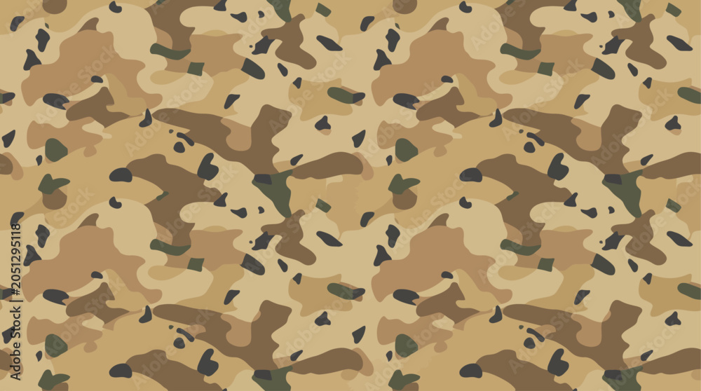 Konstfotografi Desert camouflage pattern background texture.