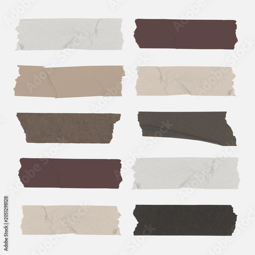 collection of torn paper