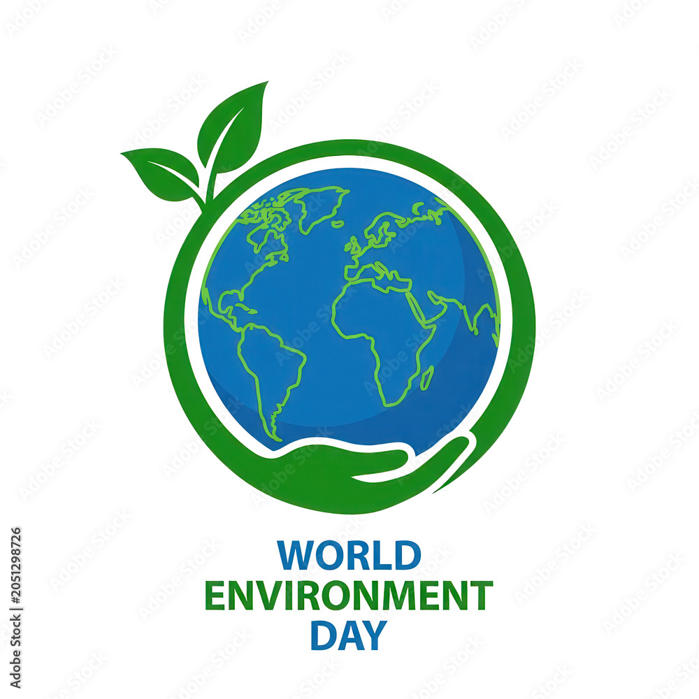 Fototapeta premium World Environment Day transparent background eco globe