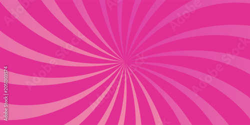 Foto Image of white stripes rotating and moving in hypnotic motion in repetition in seamless loop on pink background