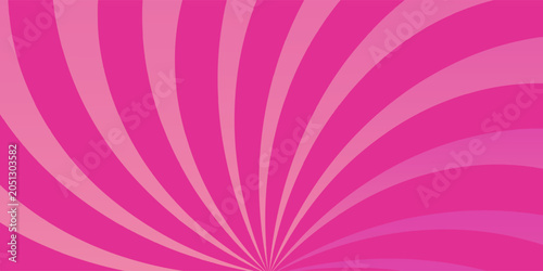 Foto Image of white stripes rotating and moving in hypnotic motion in repetition in seamless loop on pink background