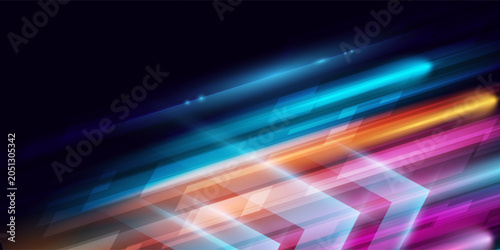 An abstract technology background with glowing digital elements and futuristic light effects, editable vector EPS 10