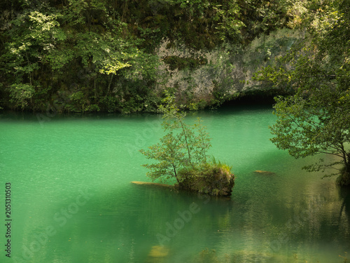 lake of Isola Santa. Garfagnana, Tuscany, Italy