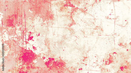 Tableau sur toile abstract grunge background with distressed red, pink and beige tones featuring s