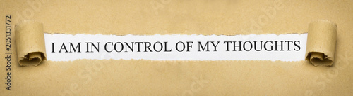 I am in control of my thoughts