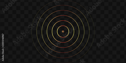 Foto Seamless circular lines pattern radio wave background, radio wave illustration background