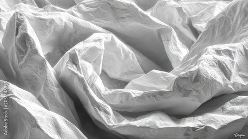 Abstract Photography of White Fabric Drape