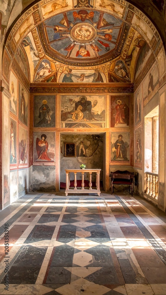 Fototapeta premium Italian Painted Room.