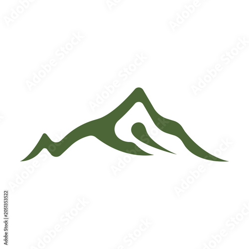 mountain logo nature landscape