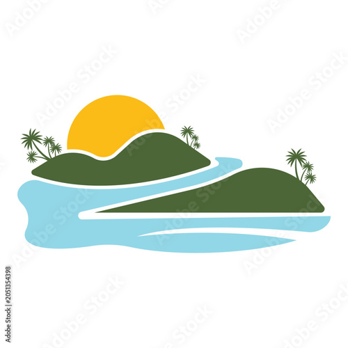 Mountain Logo Template Icon