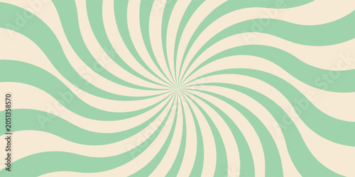 Obraz na płótnie Groovy hippie 70s backgrounds. Waves, swirl, twirl pattern.