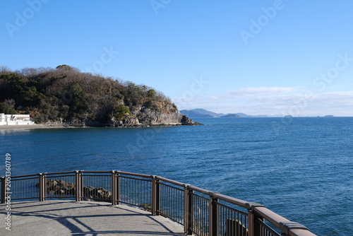 Bild auf Leinwand 赤穂御崎の遊歩道から見た瀬戸内海