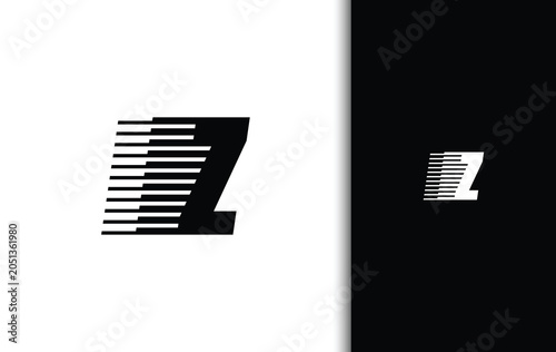 Modern Letter Z Speed Line Logo Design for Technology and Corporate Brand Identity