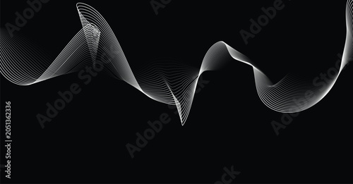 Fotografie Abstract triptych with fluid organic waves in bright colors abstract triptych ba