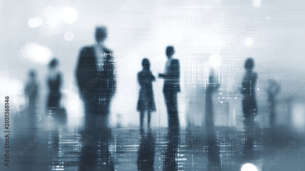 Fototapeta premium Business People Shaking Hands in Modern Office or Conference Environment