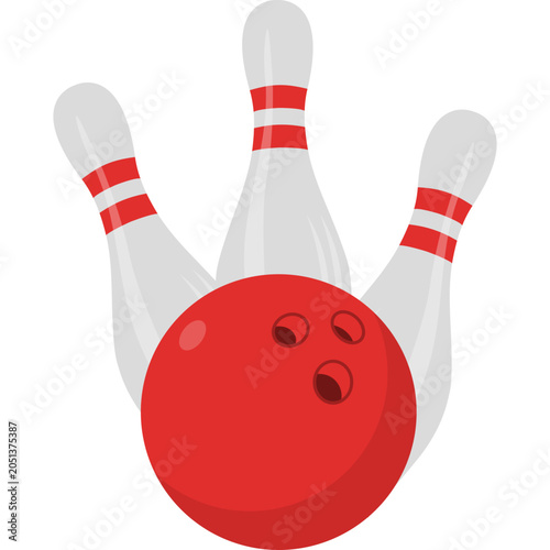 Bowling Pins Illustration