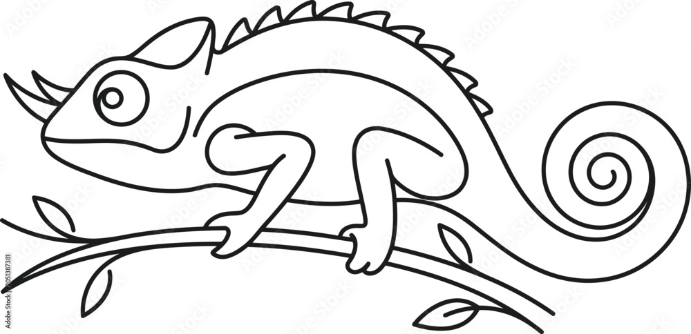 Obraz premium vector illustration of cartoon dinosaur