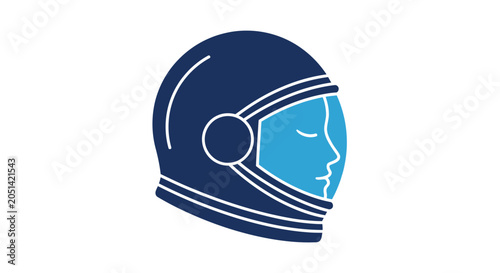 Motorcycle Helmet with Visor Closed.