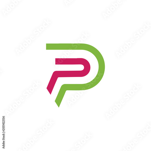 Logo Letter PP Simple Minimalist
