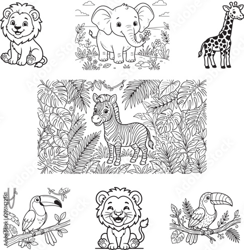 Cute Jungle Animals