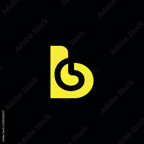 Letter B Logotype Design for Luxury Company Business or Personal Branding Vector